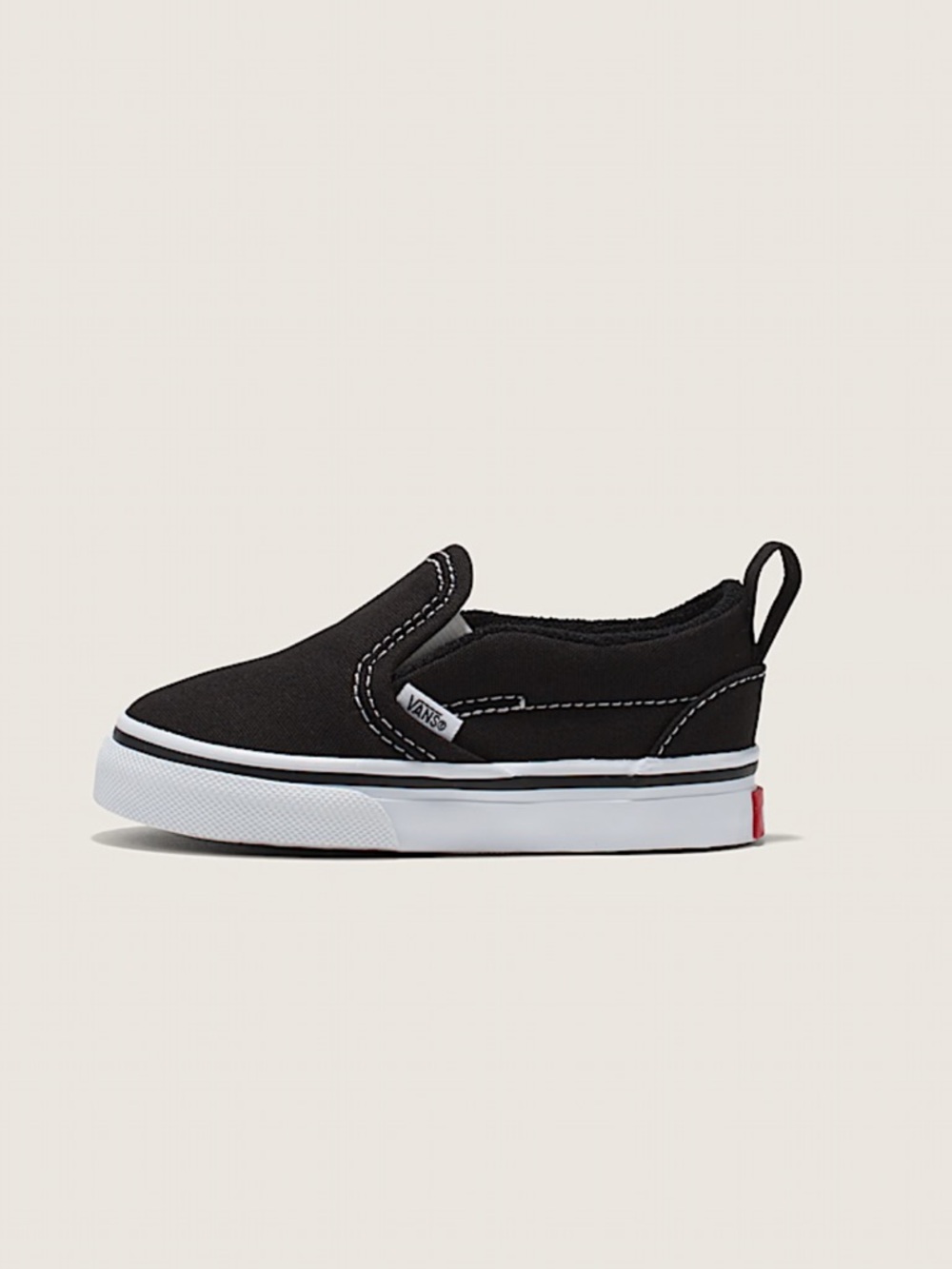NWT VANS TODDLER SLIP ON IN BLACK SIZE 8 TODDLER